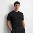 Burocs Slim Rib T-Shirt noir 107077 1