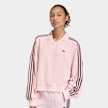 adidas Originals Terry Towel V Neck Long Sleeves Polo Shirt lichtroze 107207 1
