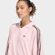 adidas Originals Terry Towel V Neck Long Sleeves Polo Shirt rosa 107207 3