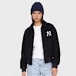 New Era WMNS MLB Wool Oversized Bomber Jacket Blau 107234 1