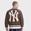 New Era MLB Wordmark Varsity Jacket Marron 107561 2