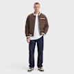New Era MLB Wordmark Varsity Jacket Marron 107561 4