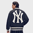 New Era MLB Wordmark Varsity Jacket Bleu 107566 2