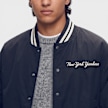New Era MLB Wordmark Varsity Jacket Blau 107566 3