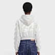 Off-White Crop Hoodie Grau 110097 2