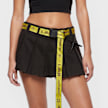 Off-White Pleated Mini Skirt Noir 110099 3