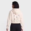 Off-White Crop Hoodie Beige 110103 1