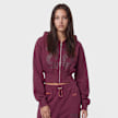 Off-White crop boxy jacket burgundy Undefined Color 110107 1