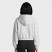 Urban Classics Ladies Fluffy Cropped Zip Hoodie gris 102027 2