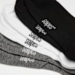 SNIPES 3 PACK - No Show višebojno 1713 2