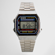 CASIO Casio Watch A168WA-1YES zilver 1719 1