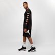 Jordan M J JUMPMAN AIR FLC SHORT black/black/white Schwarz 44318 6