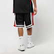 FUBU College Mesh Shorts black/red/white Schwarz 833 2