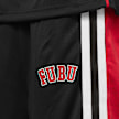 FUBU College Mesh Shorts black/red/white Schwarz 833 3