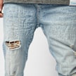 SikSilk Distressed Skinny Denim light wash Blau 859 3