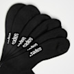 SNIPES 3 PACK - Small Logo Essential Crew Socks crna 2072 2