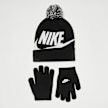 Nike Nan Swoosh Pom Beanie Glove Set zwart 3073 1