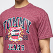 Tommy Jeans TJM Vintage Washed College Tee bing cherry UndefinedColor 1274 3
