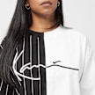 Karl Kani Signature Splid Crop Pinstripe Tee schwarz 8036 3