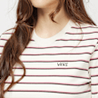 Vans Time Off Stripe LS Crop marshmallow weiß 5514 3