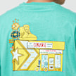 Converse Sneaker Store Graphic Tee washed teal grün 11031 4