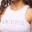 On Vacation Classic Logo Tank Top - Light Purple schwarz 11905 3