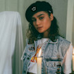 Karl Kani x Stranger Things Retro Beret nero 9981 4