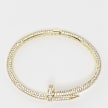 King Ice 10mm Iced Nail Bracelet gold Gold 15727 1