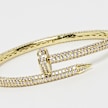 King Ice 10mm Iced Nail Bracelet gold Gold 15727 2