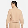 Nike Sportswear Phoenix Fleece Women's Oversized 1/2-Zip Crop Sweatshirt beige 16114 2