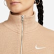 Nike Sportswear Phoenix Fleece Women's Oversized 1/2-Zip Crop Sweatshirt beige 16114 3