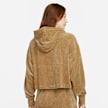 Nike Sportswear Women's Velour Cropped Pullover Hoodie beige 16120 2