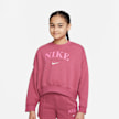 Nike Sportswear Trend Big Kids' (Girls') Fleece Sweatshirt rosa 16313 1