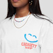 Carhartt WIP W' S/S Happy Script T-Shirt weiß 16765 3