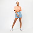 Sixth June Waffle Crop Tshirt Orange 17859 4