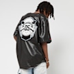 FUBU College Leather Baseball Jersey schwarz 18109 2