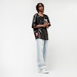 FUBU College Leather Baseball Jersey schwarz 18109 6