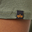 Alpha Industries Basic T Small Logo grün 18116 4