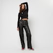 Karl Kani Small Signature PU Wide Fit Pants schwarz 13100 5