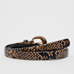 Urban Classics Snake Synthetic Leather Ladies Belt beige 13432 2