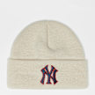 New Era Series Short Cuff Beanie MLB New York Yankees Beige 13961 1