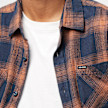 Volcom Netastone Flannels LS blau 15385 3