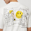 Market Smiley Contemporary Art Market T-Shirt weiß 18811 4