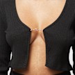 Sixth June Basic Crop Top schwarz 21440 3
