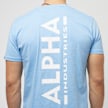Alpha Industries Backprint T blau 22312 4