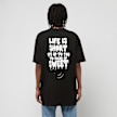 Lost Youth Tee ''Life Is Short'' Schwarz 22857 1