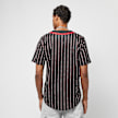 Karl Kani Serif Pinstripe Baseball Shirt Schwarz 19814 2