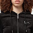 Karl Kani Chest Signature Tight Full Zip Velvet Jacket schwarz 26763 3