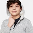 Nike   Club Fleece Full-Zip Hoodie grijs 27663 3