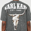 Karl Kani Small Signature Washed Heavy Jersey Skull Tee cinzento 22976 4